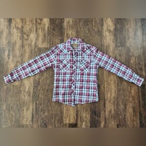 Wrangler Retro Western Pearl Snap Shirt Medium